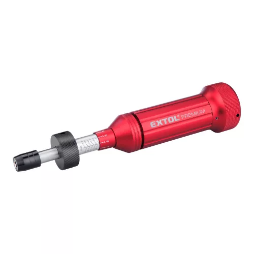 Extol Premium nyomaték csavarhúzó BIT-ekhez, 1/4", 1 - 6 Nm, pontosság: +/- 7%
