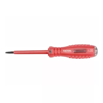 Extol Premium lapos hegyű fáziskereső, 80-250V, 160mm