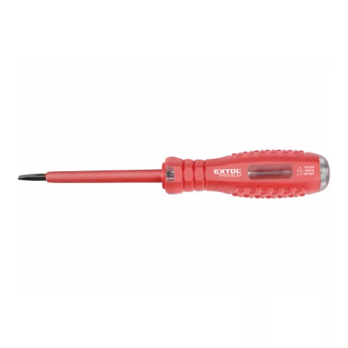 Extol Premium lapos hegyű fáziskereső, 80-250V, 160mm