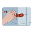 Extol Premium sarok profil lapszintezőhöz (8845010 csempeszintezőhöz) készlet 25 db, 60×60mm