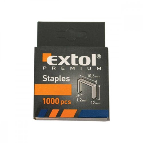 Extol Premium tuzogépkapocs profi 10mm 1000db