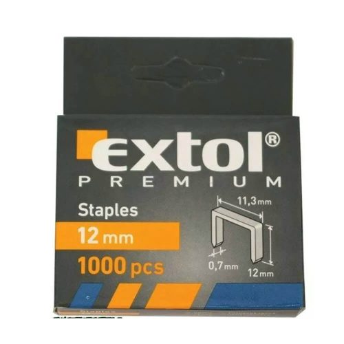 Extol Premium tuzogépkapocs 12mm 1000db