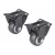 Extol Premium készülékgörgő 2 db, fix, fekete PVC, 40mm, max. teherbírás: 30 kg/db