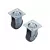 Extol Premium készülékgörgő 2 db, fix, szürke gumi, 50mm, max. teherbírás: 27 kg/db