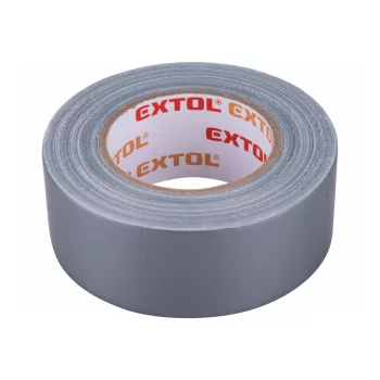   Extol Premium ragasztószalag textiles, szürke, 50mm×50m (hobby szalag / duckt tape)