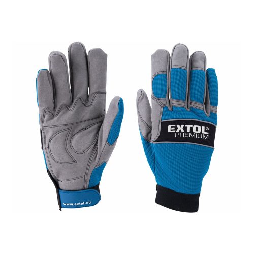 Extol Premium kesztyű, erősített tenyérrész, rezgéscsillapítással, 11