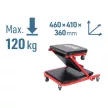 Extol Premium 2-funkciós szerelőszék, és autó-aláfekvő ágy, gurulós, max.: 150 kg