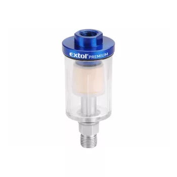   Extol Premium mini levegőszűrő (nedvesség leválasztó), max. 8 Bar, 1/4", 48ml