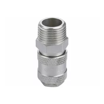   Extol Premium gyorscsatlakozó-hüvely, külső menettel, 1/2"