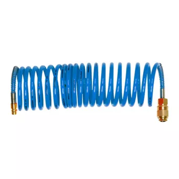   Extol Premium kompresszor levegőtömlő spirál 1/4" 8m 15Bar