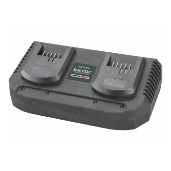 Extol Premium akkutöltő, dupla, Share20V