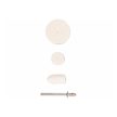 Extol Craft mini polírozó készlet 3,2 mm befogás, 120 db, 3 féle fejforma, gyapjú filc