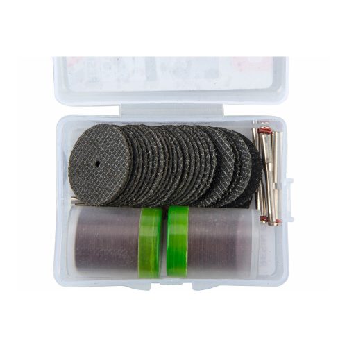 Extol Craft mini vágó- és daraboló készlet 3,2 mm befogás, 100 db, 2 féle vágófej