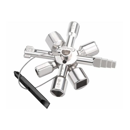 Extol Premium kapcsolószekrény kulcs (vezérlőszekrény kulcs / univerzális keresztkulcs)