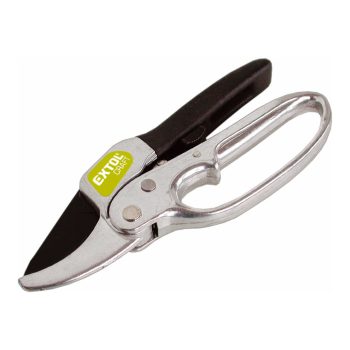   Extol Craft metszőolló racsnis 205mm, teflonos vágóél, aluminium test, gumírozott nyél