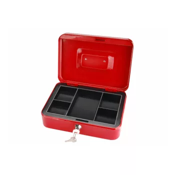   Extol Craft pénzkazetta, 2db kulccsal, változó színekben, festett acél ; 250×180×90/0,8mm