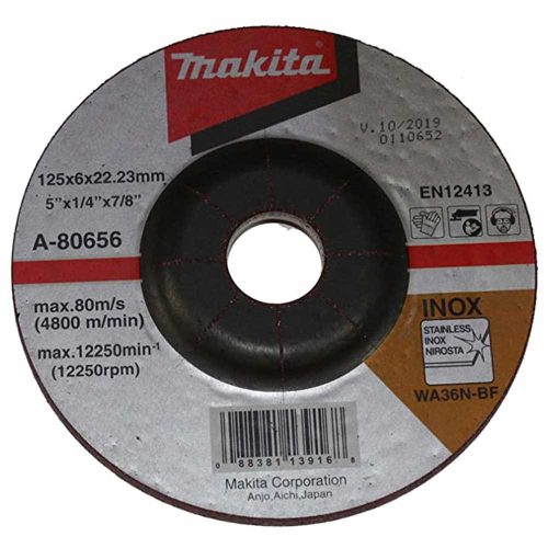 Makita csiszolótárcsa inox 125x6mm