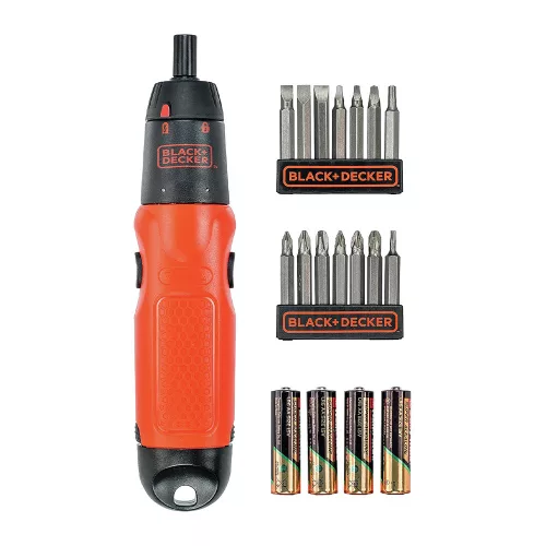 Black+Decker elemes csavarozó tartozékkal A7073-XJ 12V