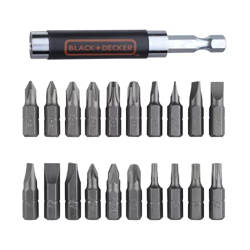 Black+Decker csavarozó készlet A7074-XJ 21 részes