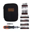 Black+Decker 56 darabos racsnis csavarozó készlet A7104-XJ