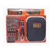 Black+Decker 56 darabos racsnis csavarozó készlet A7104-XJ