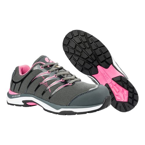 Albatros Twist Pink Wns Low S1P ESD HRO SRC női munkavédelmi cipő Szürke/Rózsaszín - 40