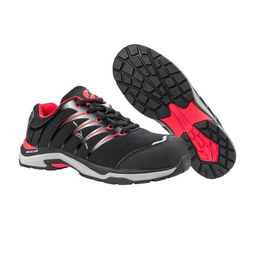 Albatros Twist Red Wns Low S1P ESD HRO SRC női munkavédelmi cipő Fekete/Piros - 36