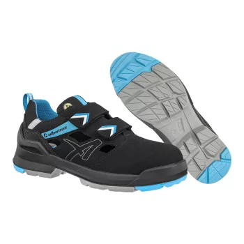   Albatros Forge Air Black/Blue Low S1 ESD FO SR munkavédelmi szandál Fekete/Kék - 36