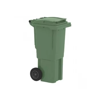 Háztartási kuka 60L ZÖLD kerekes
