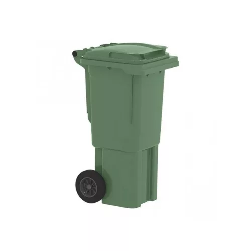 Háztartási kuka 60L ZÖLD kerekes