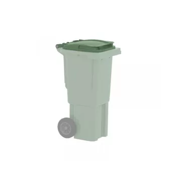 Kukafedél 60L kerekes kukához ZÖLD