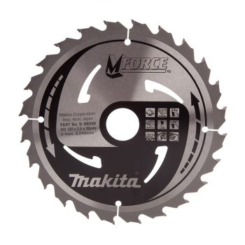 Makita Mforce körfűrészlap fához 190x30x2mm 24 fog
