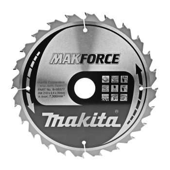 Makita Makforce körfűrészlap fához 210x30x2,4mm 24 fog