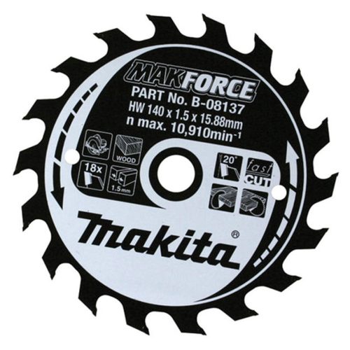 Makita körfűrészlap Z40 190x30mm