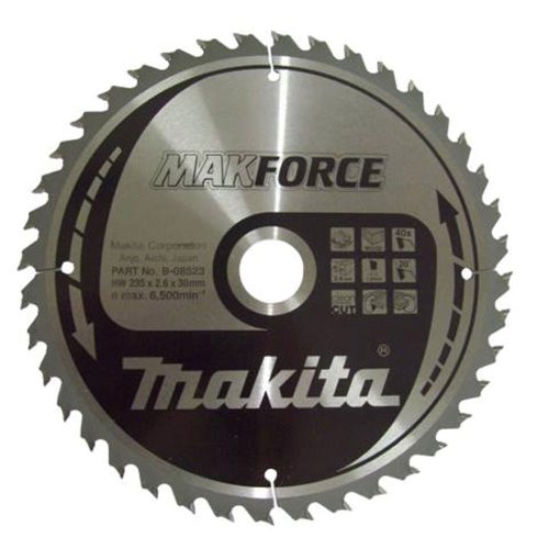 Makita Makforce körfűrészlap fához 235x30x2,6mm 40 fog