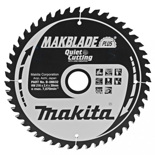 Makita körfűrészlap Makblade plus 216x30mm Z48 (B-32465)