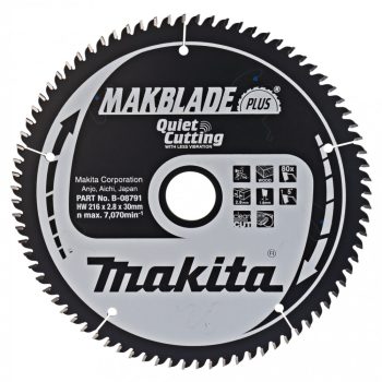   Makita Makblade Plus körfűrészlap fához 216x30x2,8mm 80 fog