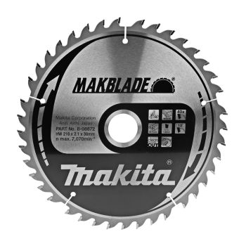 Makita Makblade körfűrészlap fához 216x30x2,1mm 40 fog