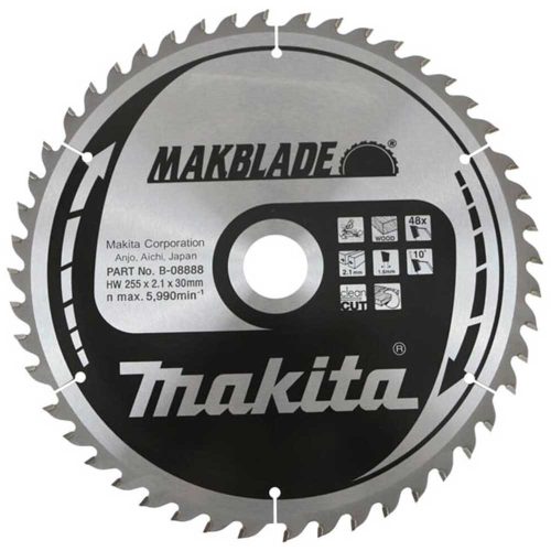 Makita körfurészlap Makblade 255x30mm Z48
