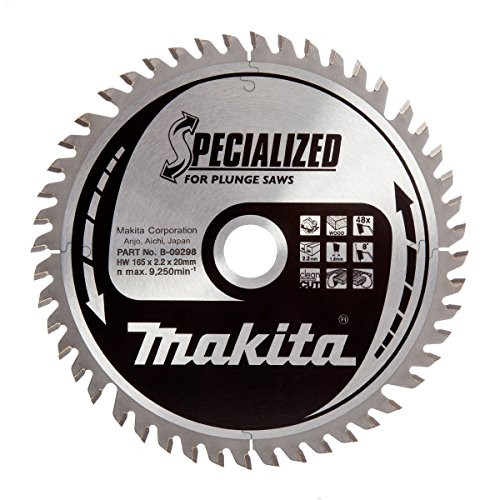 Makita merülő körfűrészlap fához 165x20x2,2mm 48 fog