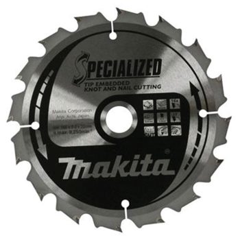   Makita körfűrészlap szöges és csomós fáhóz 185x15,88x2mm 16 fog