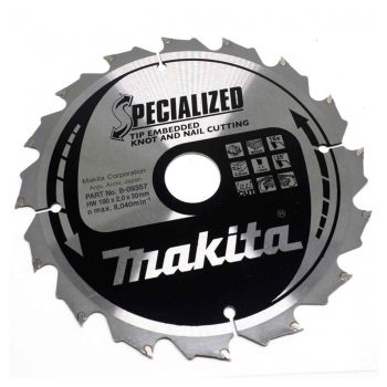   Makita körfűrészlap szöges és csomós fáhóz 190x30x2mm 16 fog
