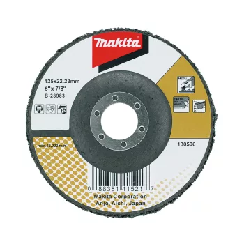 Makita tisztítótárcsa fekete üvegszálas 125mm