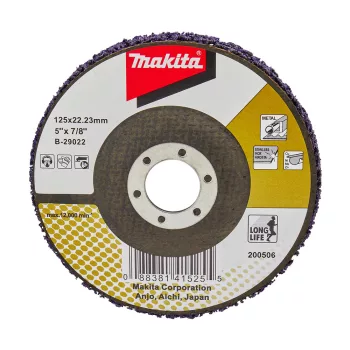 Makita tisztítótárcsa lila üvegszálas 125mm