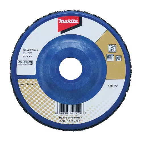 Makita tisztítótárcsa fekete nylon 125mm