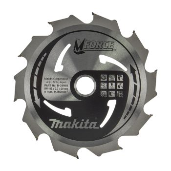 Makita Mforce körfűrészlap fához 165x20x2mm 10 fog