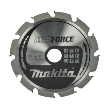 Makita Makforce körfűrészlap fához 190x30x2mm 12 fog