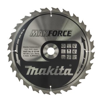 Makita Makforce körfűrészlap fához 355x30x3mm 24 fog