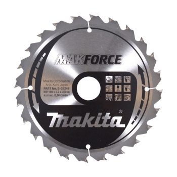 Makita Makforce körfűrészlap fához 190x30x2,2mm 24 fog
