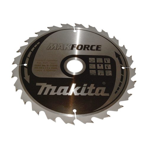 Makita Makforce körfűrészlap fához 235x30x2,3mm 24 fog
